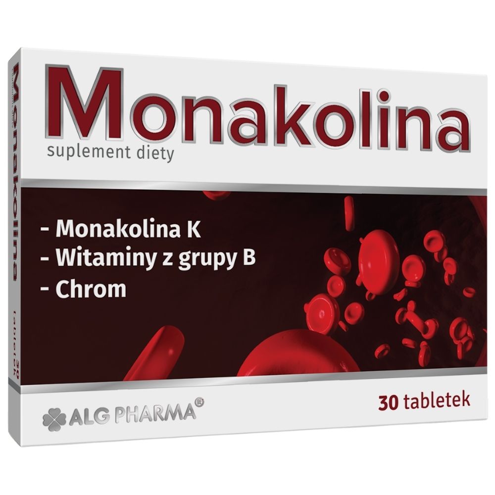 ALG Pharma Monakolinas + B grupės vitaminai + chromas - 30 tablečių - Magnis.lt