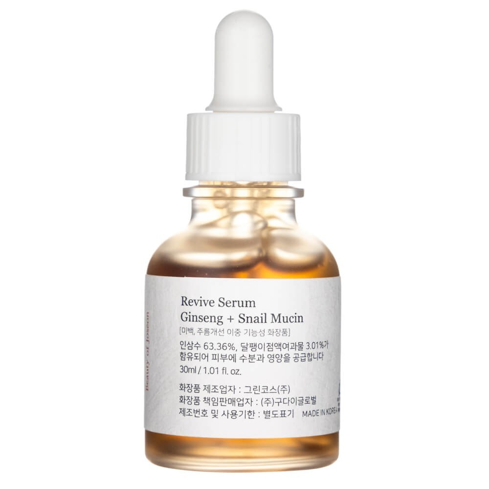 Beauty of Joseon atjaunojošais serums žeņšeņs + gliemeži - 30 ml