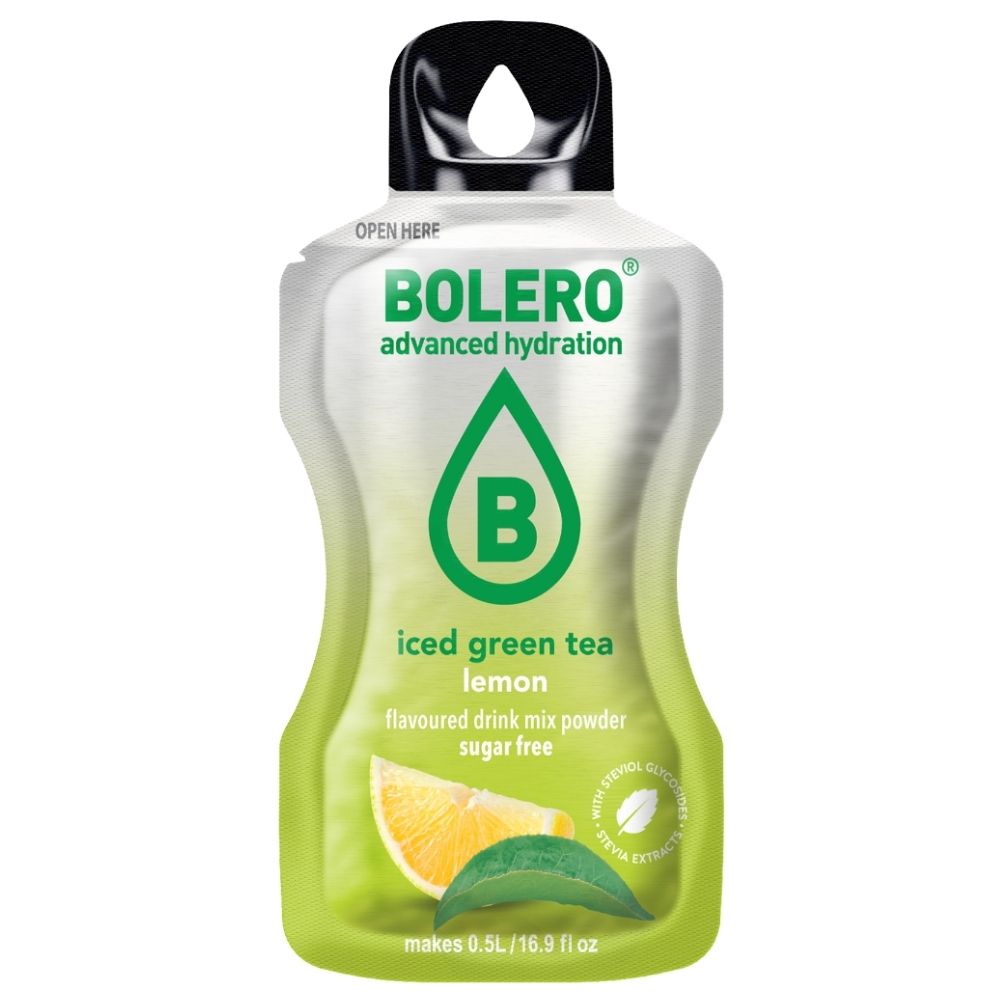 Bolero ātršķīstošais dzēriens Iced Green Tea Lemon - 3 g