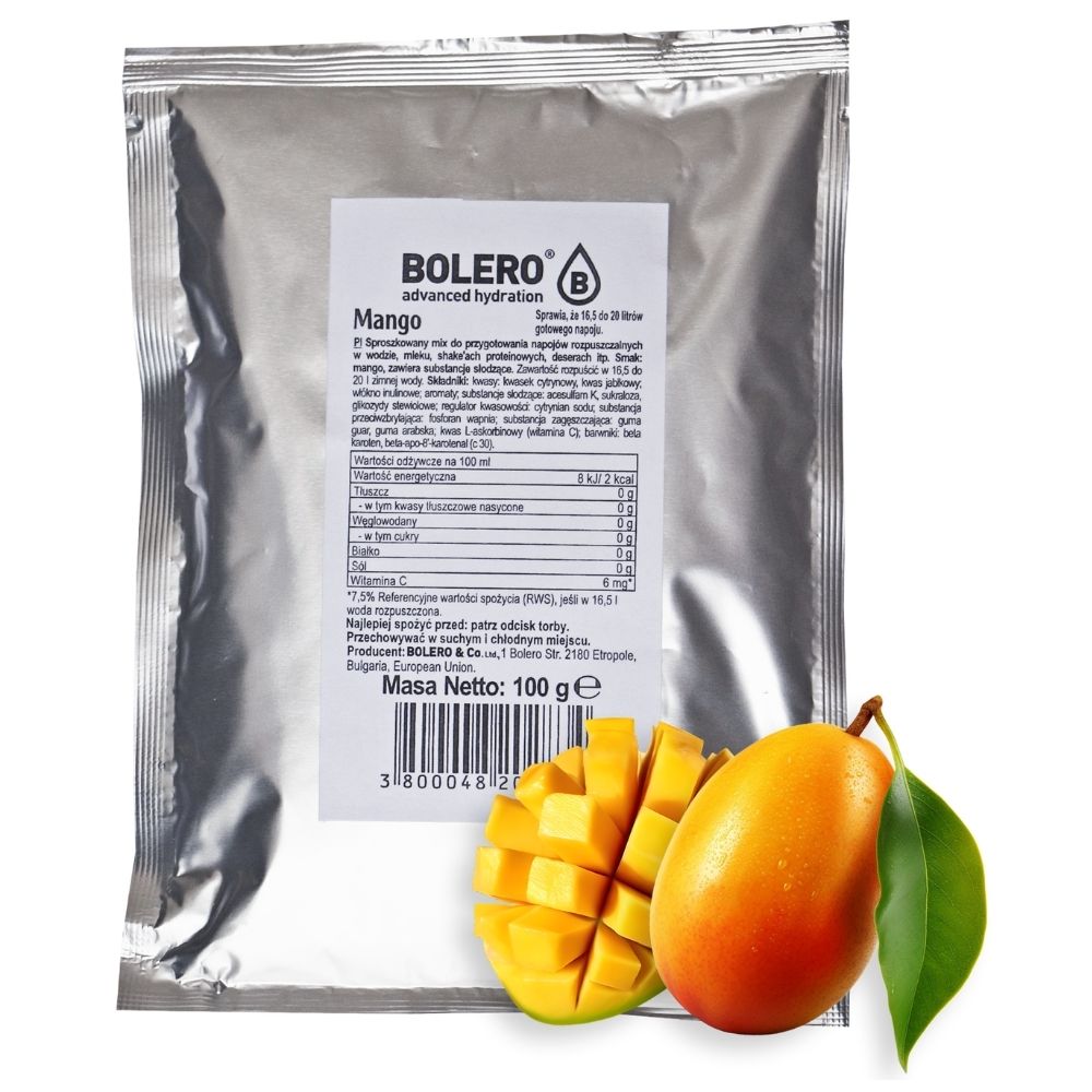 Bolero Bag tūlītējais dzēriens Mango - 100 g