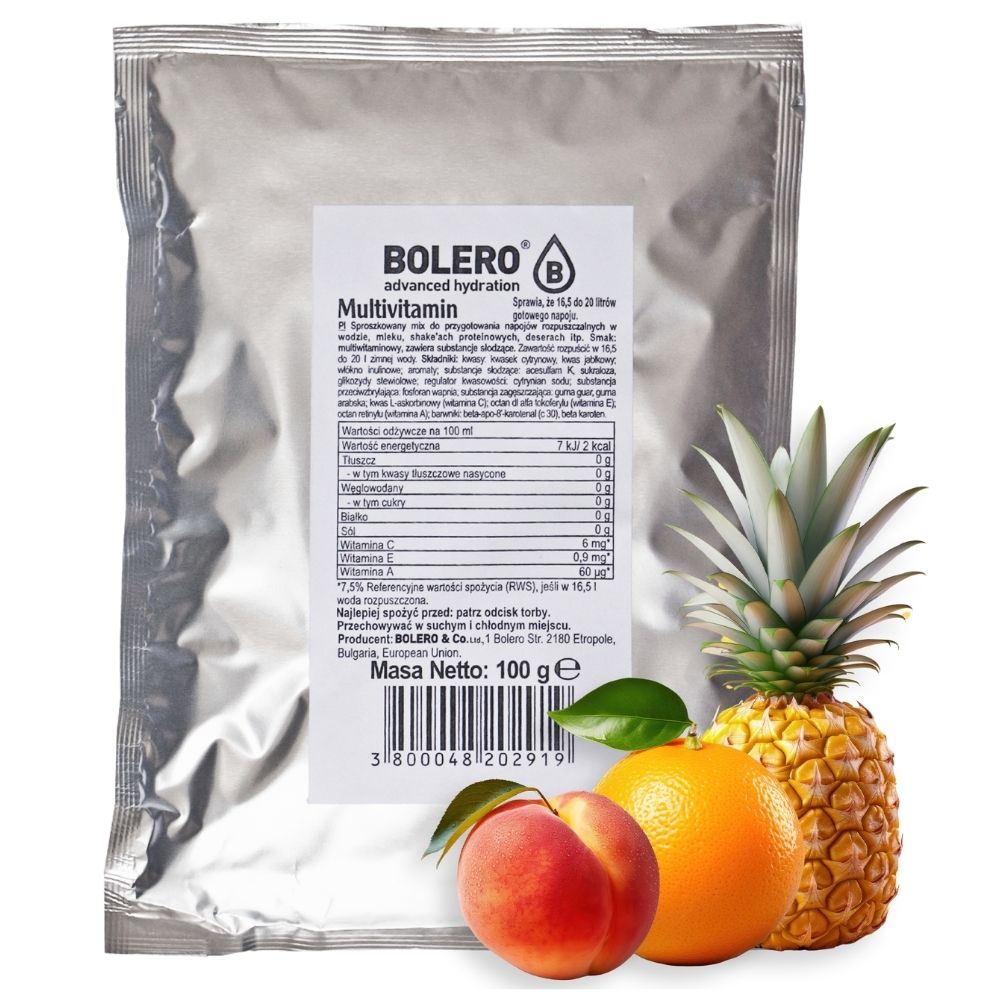 Bolero Bag Instant Drink Multivitamin (multivitamīni) – 100 g