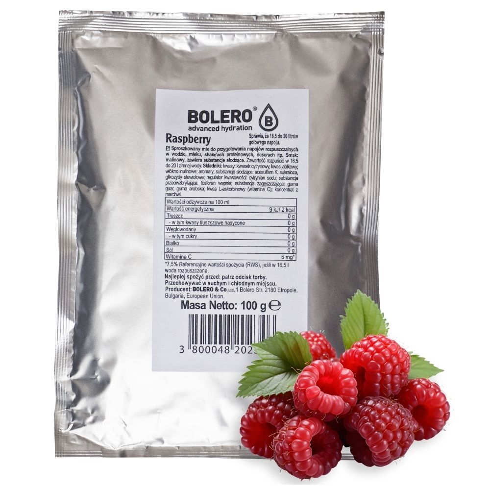 Bolero Bag tūlītējais dzēriens Raspberry – 100 g