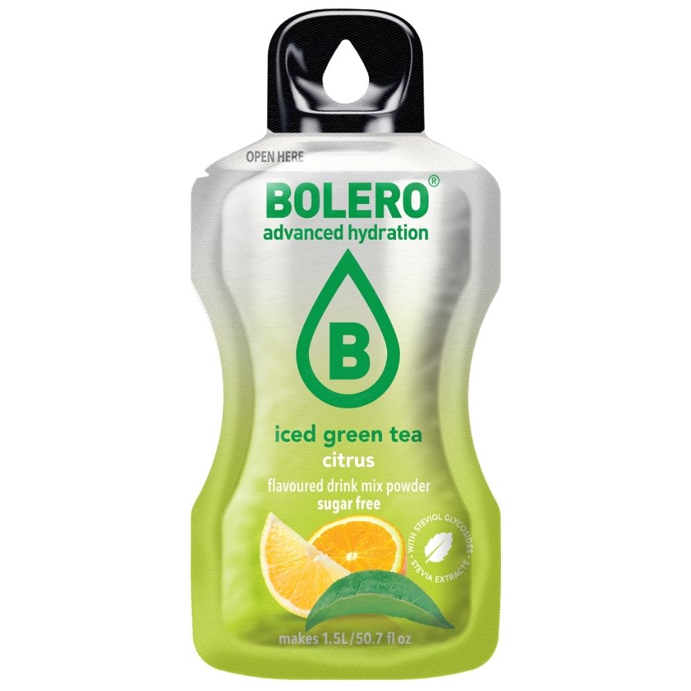 Bolero Classic ātri pagatavojams dzēriens Iced Green Tea Citrus – 8 g