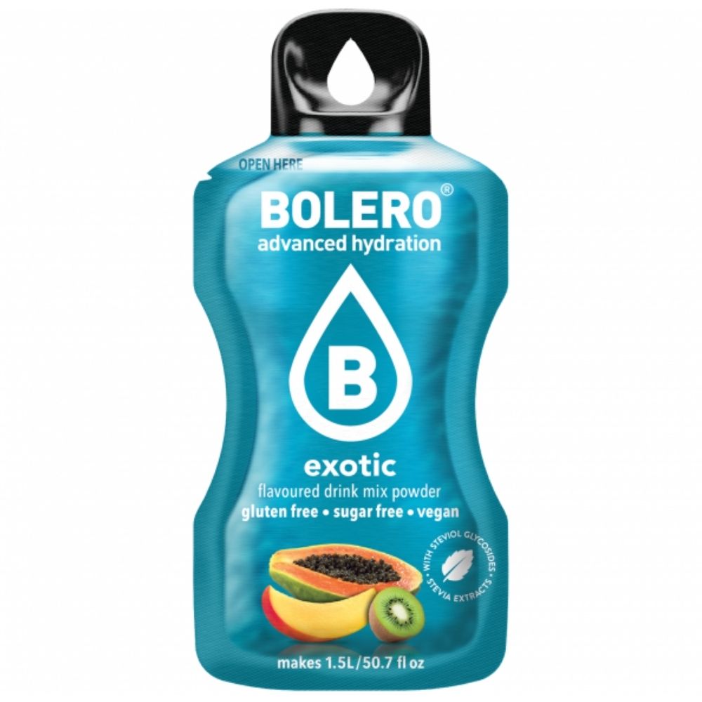 Bolero Classic momentālais dzēriens Exotic (eksotiskie augļi) – 12 paciņas