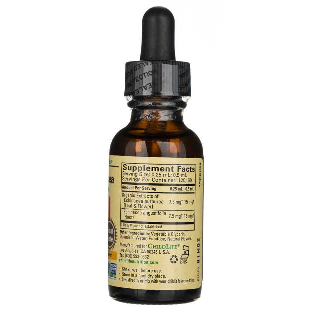 ChildLife ehinācija, dabīgs apelsīnu aromāts - 30 ml