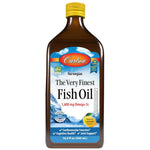 Carlson Labs norvēģu zivju eļļa, 1600 mg Omega-3, citrons - 500 ml