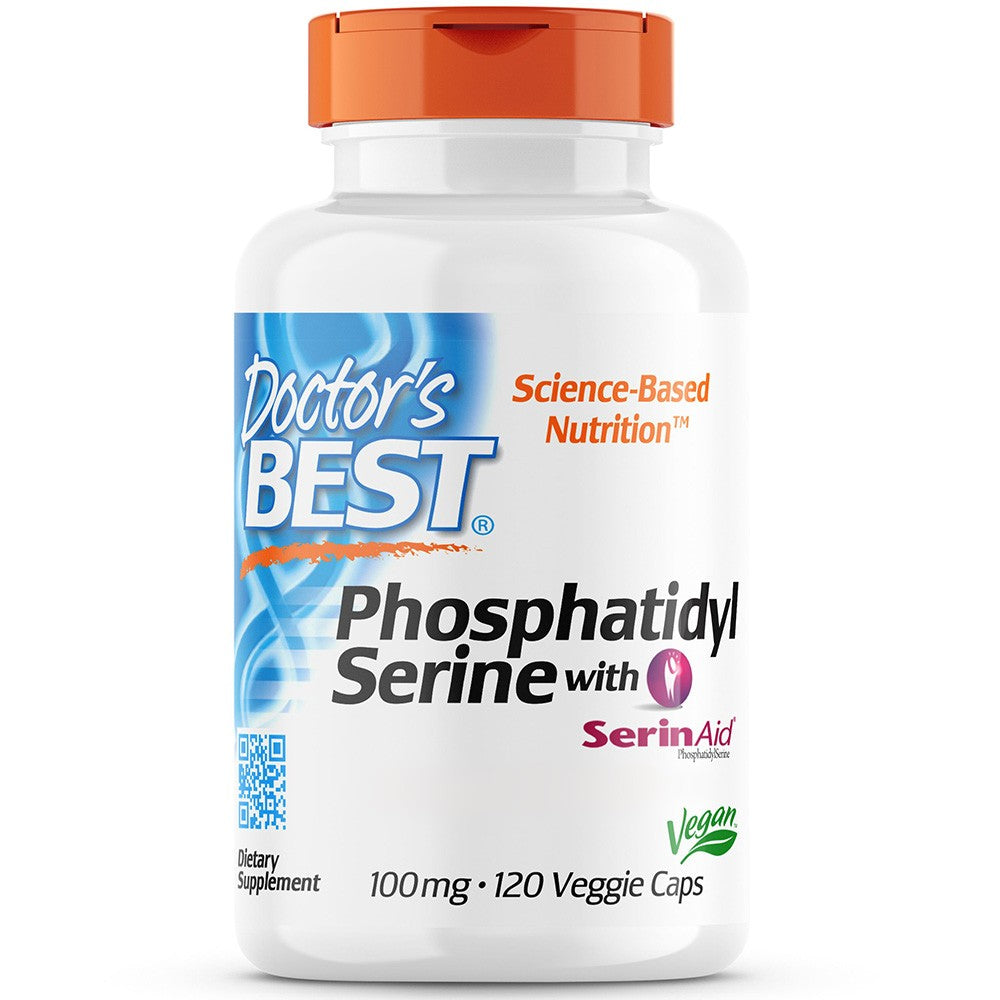 Doctor's Best fosfatidilserinas 100 mg - 120 kapsulių - Magnis.lt