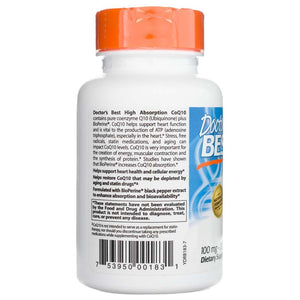 Geriausias gydytojo kofermentas Q10 100 mg - 120 kapsulių - Magnis.lt