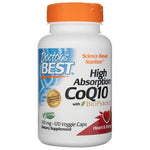 Doctor's Best augstas absorbcijas CoQ10 ar BioPerine 100 mg - 120 kapsulas