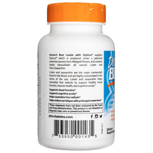 Doctor's Best luteīns no OptiLut - 120 kapsulas