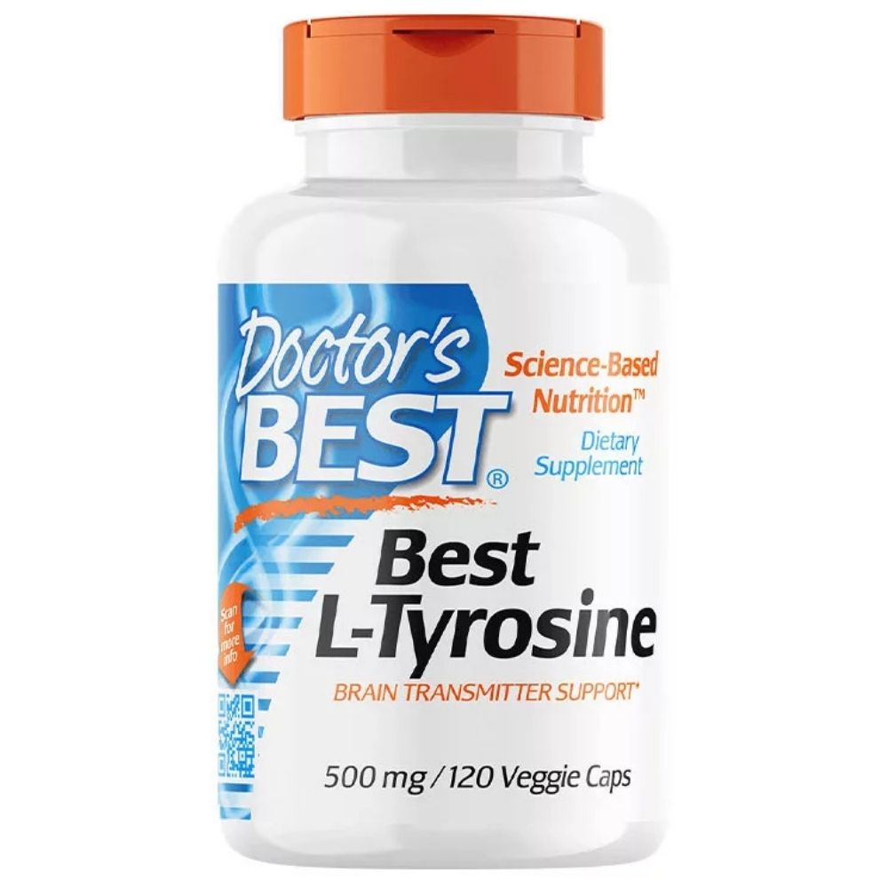 Doctor's Best L-Tyrosine 500 mg - 120 kapsulu