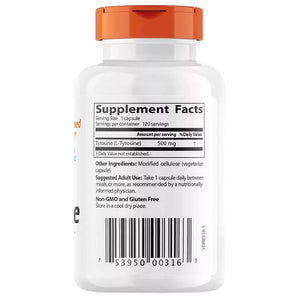 Doctor's Best L-Tyrosine 500 mg - 120 kapsulu