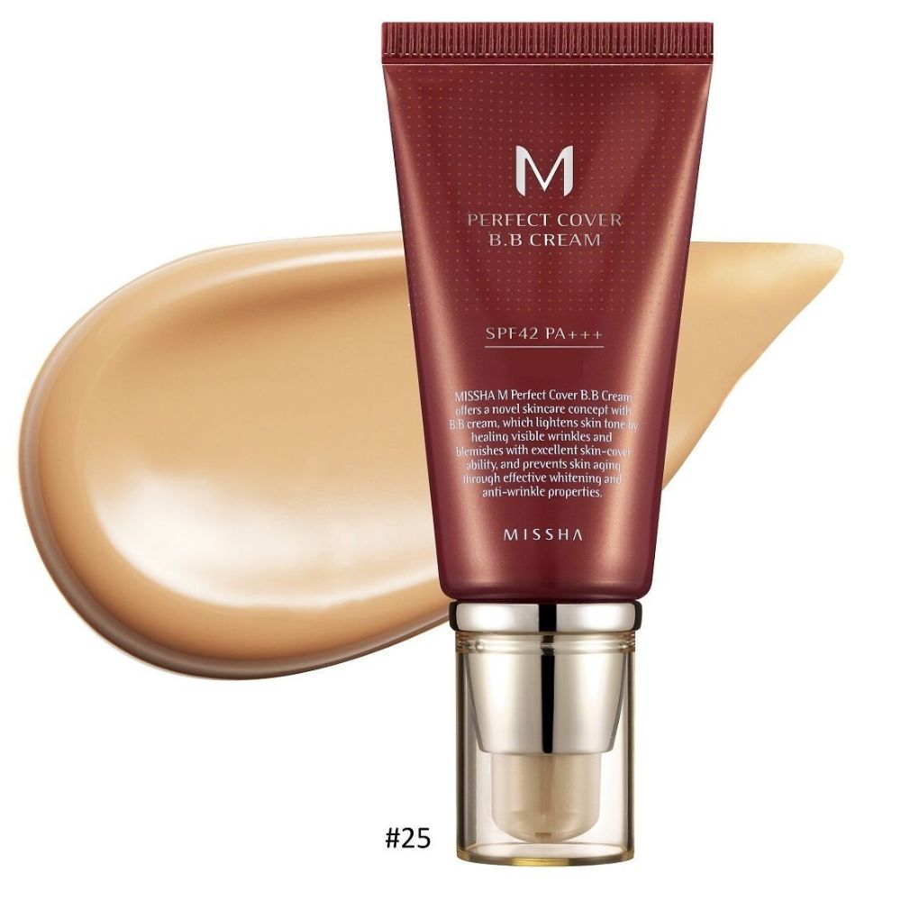 Missha M Perfect Cover B.B krēms SPF 42 PA++ NO.25 Warm Beige - 50 ml