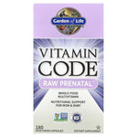 Garden of Life vitaminų kodas RAW Prenatal - 180 kapsulių - Magnis.lt