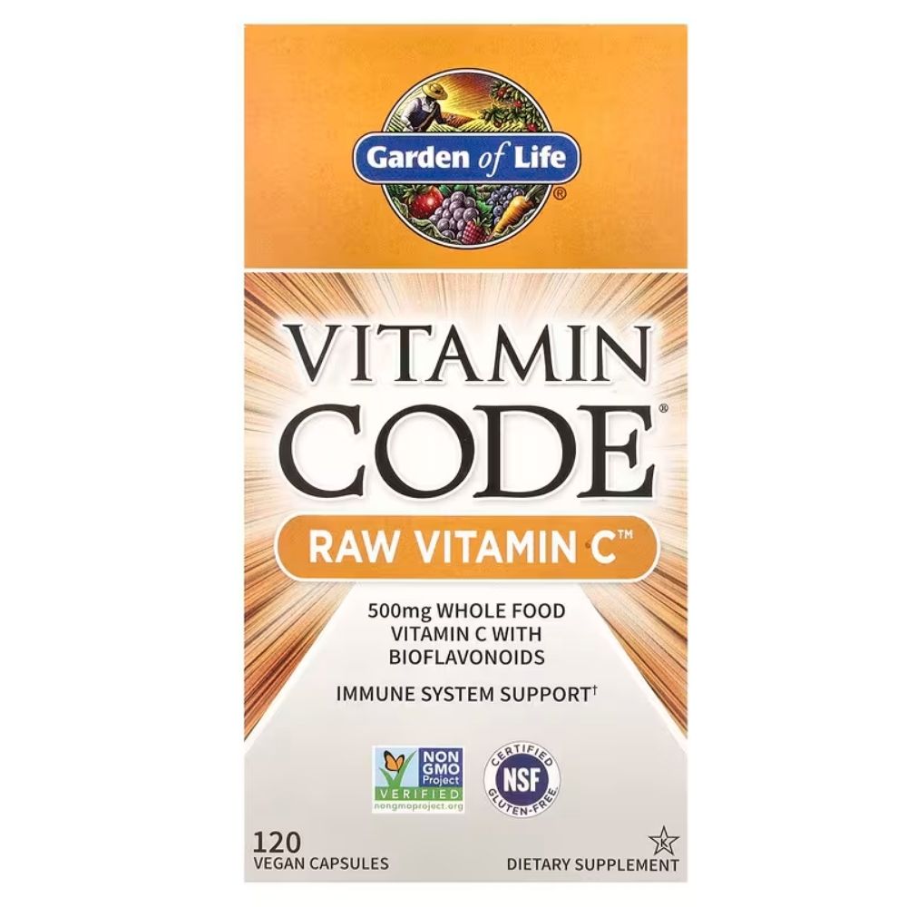 Garden of Life vitaminų kodas RAW vitaminas C - 120 kapsulių - Magnis.lt