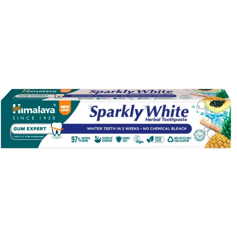 Himalaya Sparkly White balinamoji dantų pasta - 75 ml - Magnis.lt