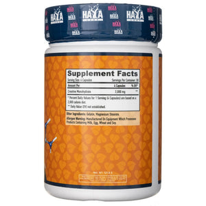 Haya Labs kreatīna monohidrāts 500 mg - 200 kapsulas