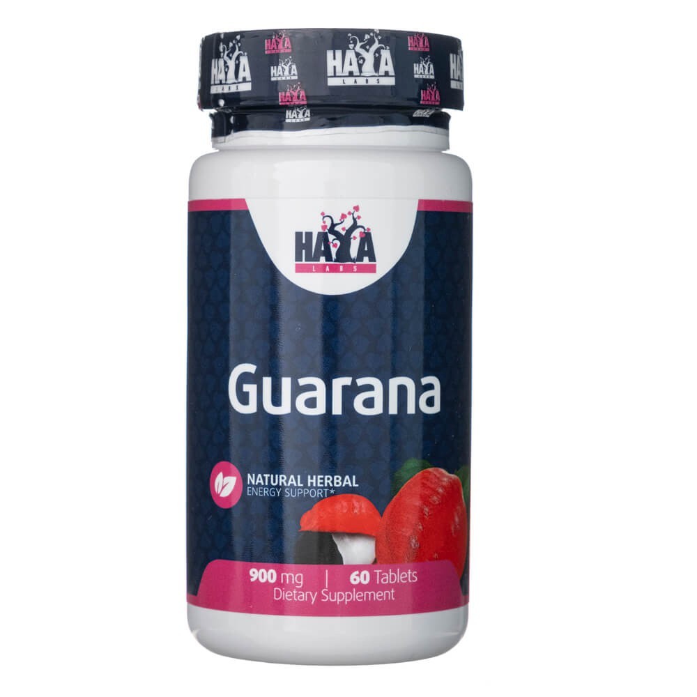 Haya Labs Guarana 900 mg - 60 tabletes