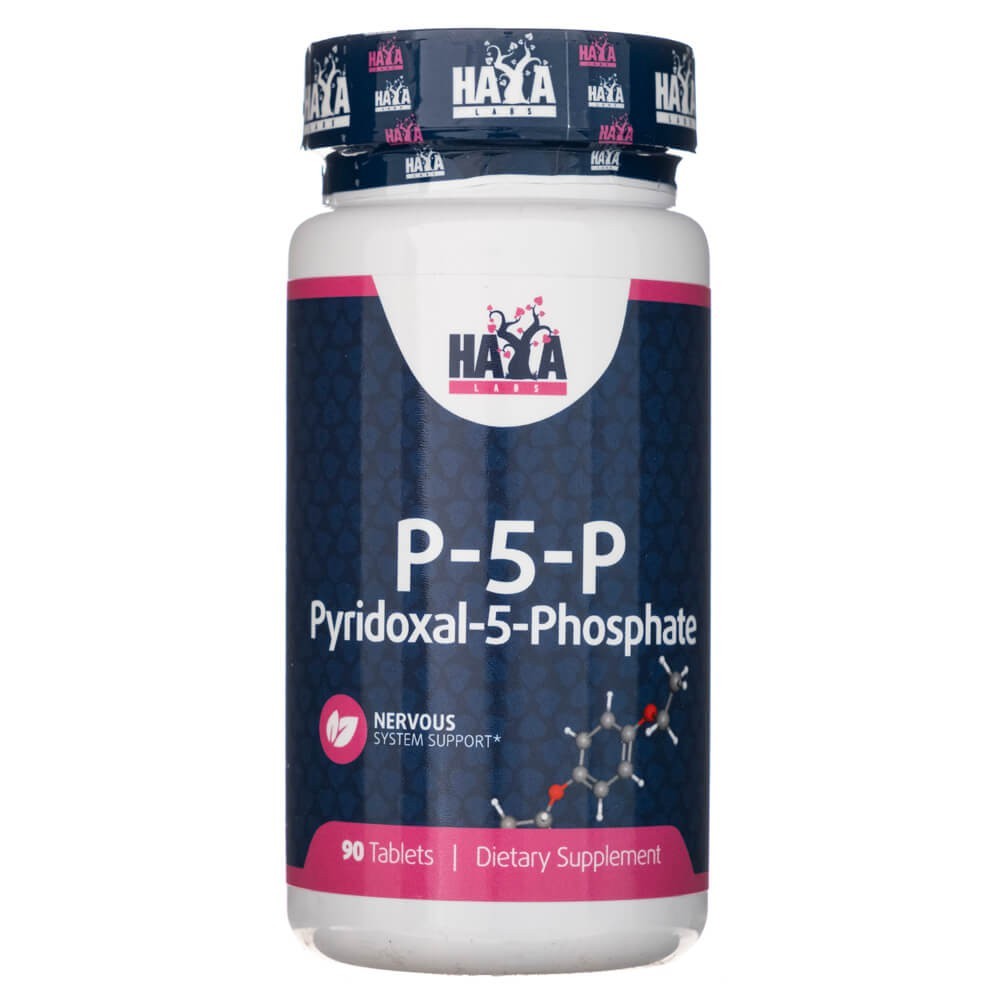 Haya Labs vitamīns B6 (P-5-P) 40 mg - 90 tabletes