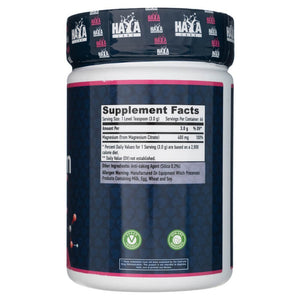 Haya Labs Magnija citrāts, pulveris 400 mg - 200 g