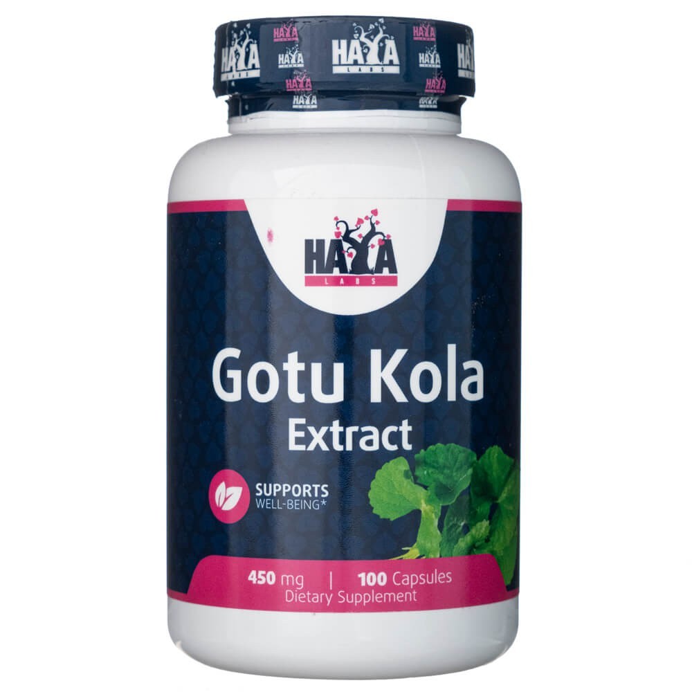 Haya Labs Gotu Kola 450 mg - 100 kapsulas