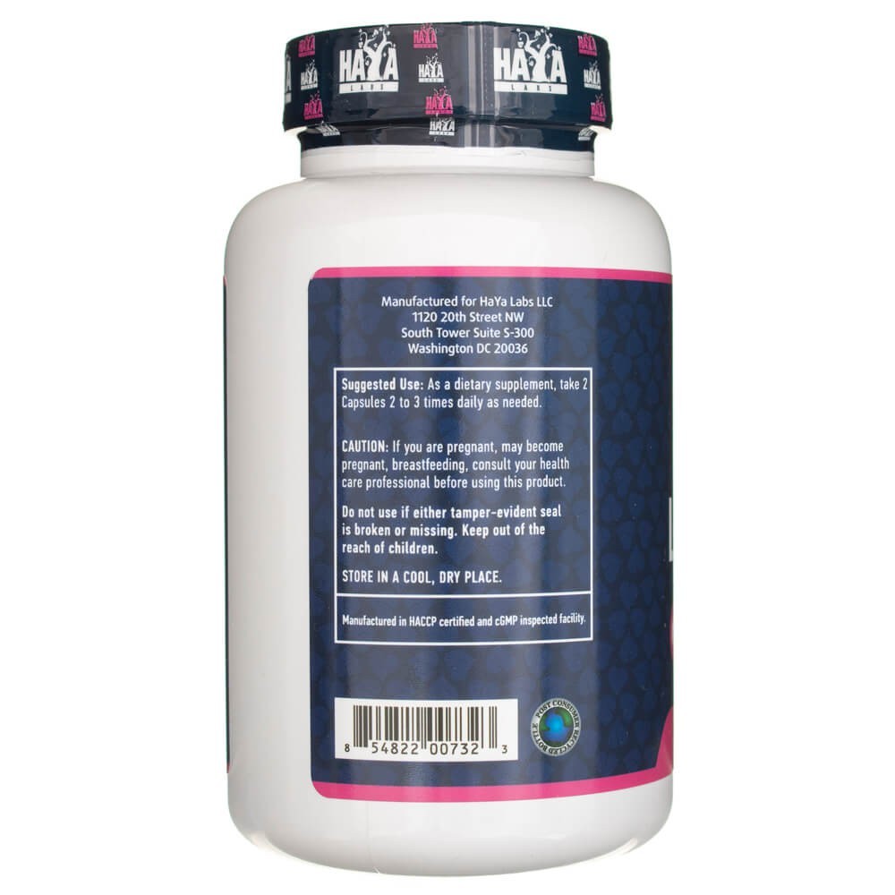 Haya Labs acetil-L-karnitīns 1000 mg – 100 kapsulas