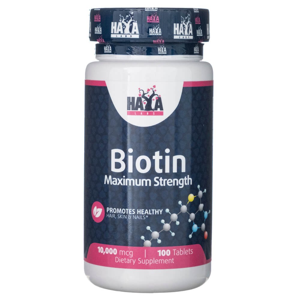 Haya Labs Biotīns 10000 mcg - 100 tabletes