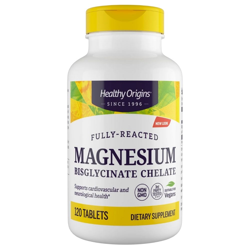 Sveikas kilmės magnijs, magnija helāts 200 mg - 120 tabletes