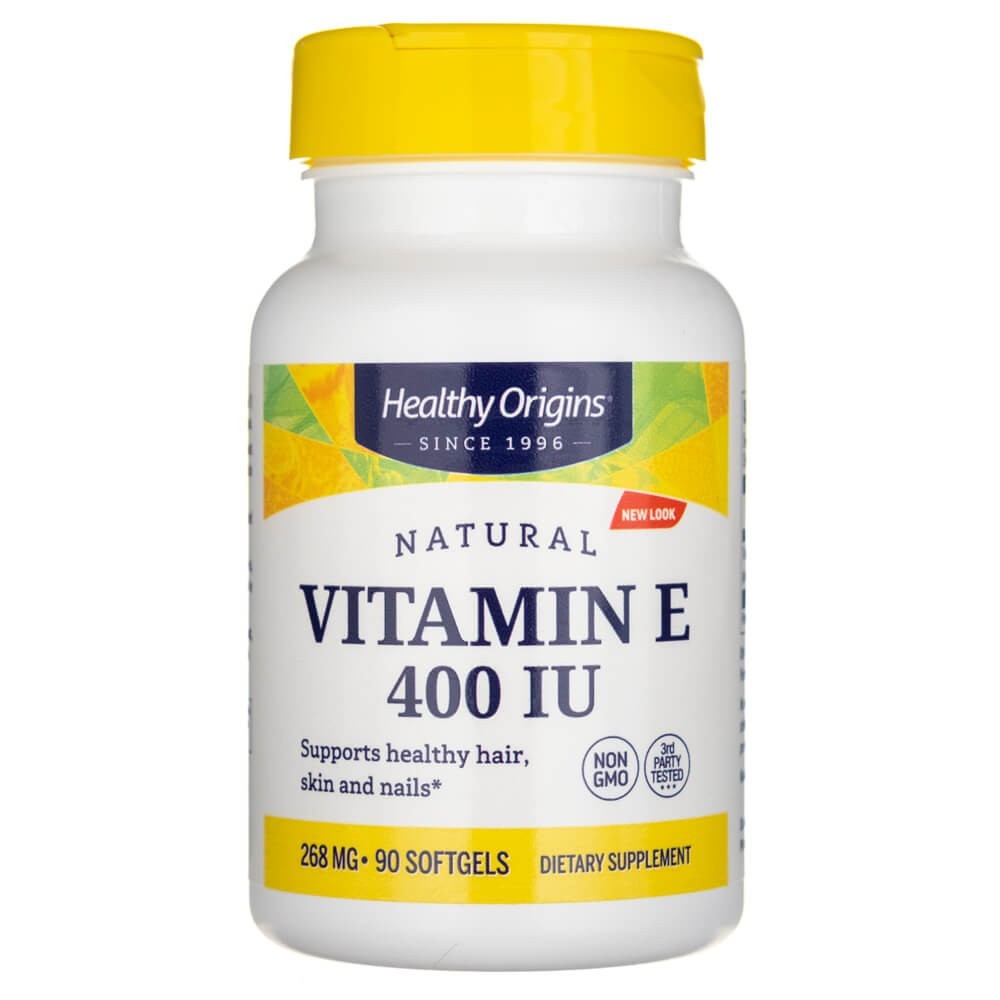 Sveikos kilmės vitaminas E-400 - 90 minkštųjų gelių - Magnis.lt
