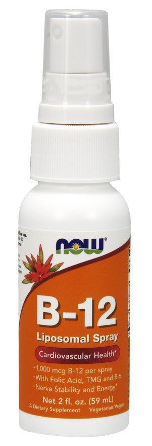 Vitamin B-12, Liposomal Spray - 59 ml. - NOW Foods
