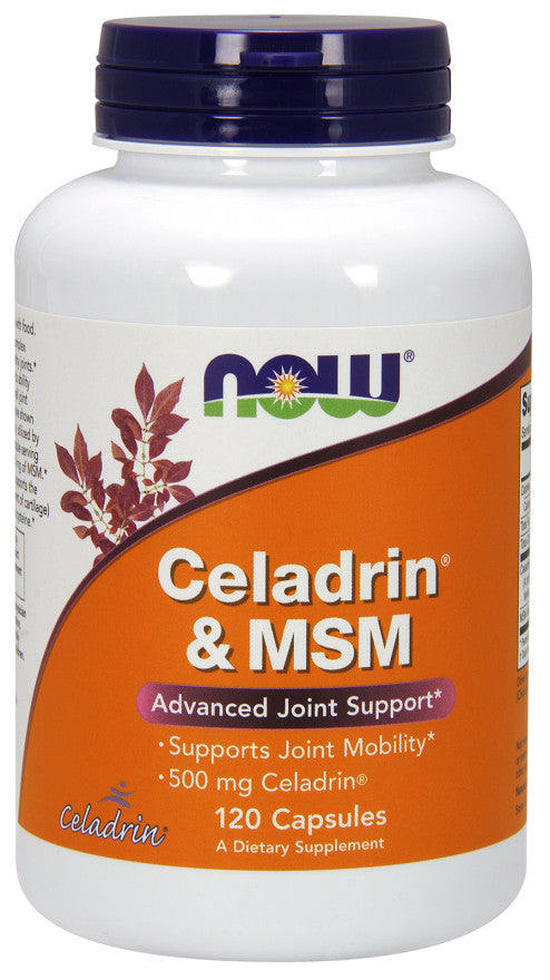 Celadrin & MSM, 500mg - 120 caps - NOW Foods