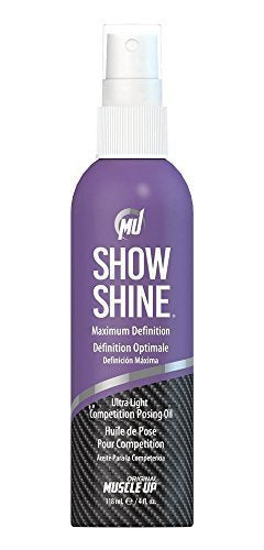 Show Shine, Maximum Definition Ultra Light Competition Posing Oil Spray - 118 ml. - Pro Tan