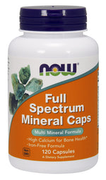 Full Spectrum Minerals, Iron-Free - 120 caps - NOW Foods