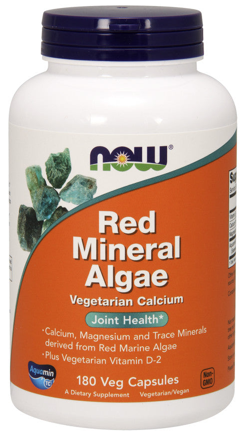 Red Mineral Algae - 180 vcaps - NOW Foods