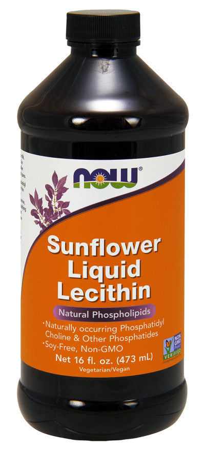 Sunflower Lecithin, Liquid - 473 ml. - NOW Foods