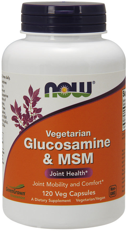 Glucosamine & MSM Vegetarian - 120 vcaps - NOW Foods