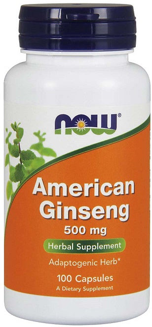 American Ginseng, 500mg - 100 vcaps - NOW Foods