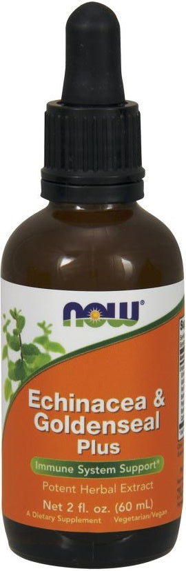 Echinacea & Goldenseal Plus - 60 ml. - NOW Foods