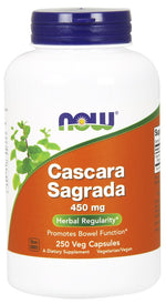 Cascara Sagrada, 450mg - 250 vcaps - NOW Foods