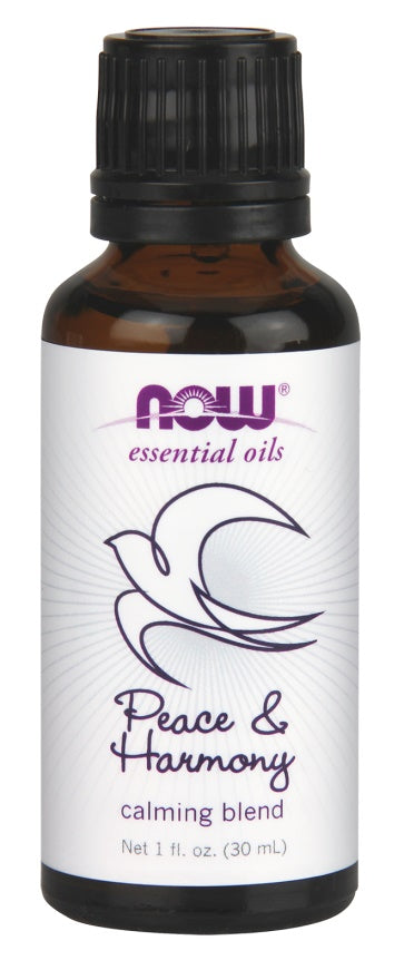 Essential Oil, Peace & Harmony Oil Blend - 30 ml. - NOW Foods