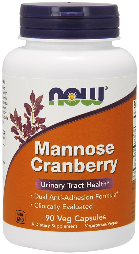 Mannose Cranberry - 90 vcaps - NOW Foods