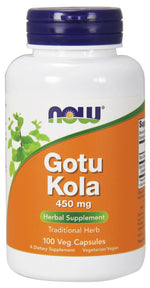 Gotu Kola, 450mg - 100 vcaps - NOW Foods