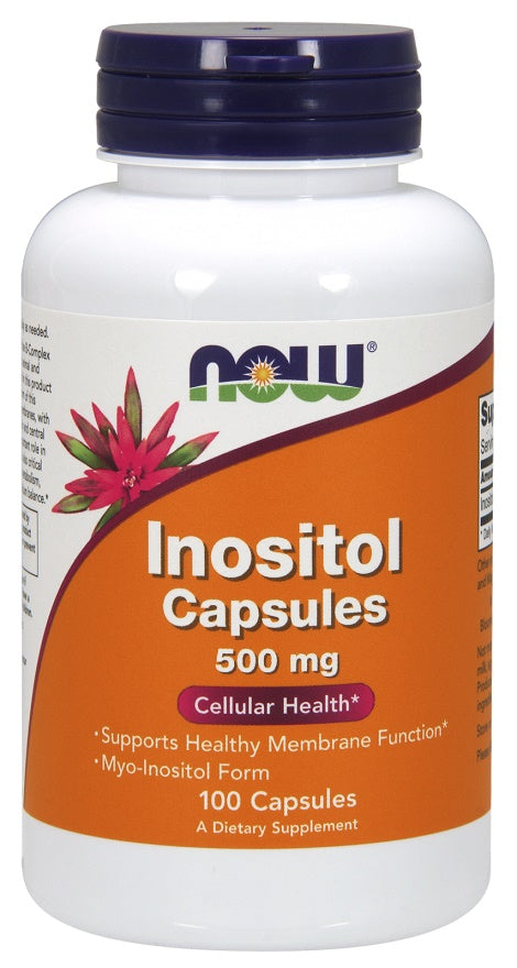 Inositol, 500mg - 100 caps - NOW Foods