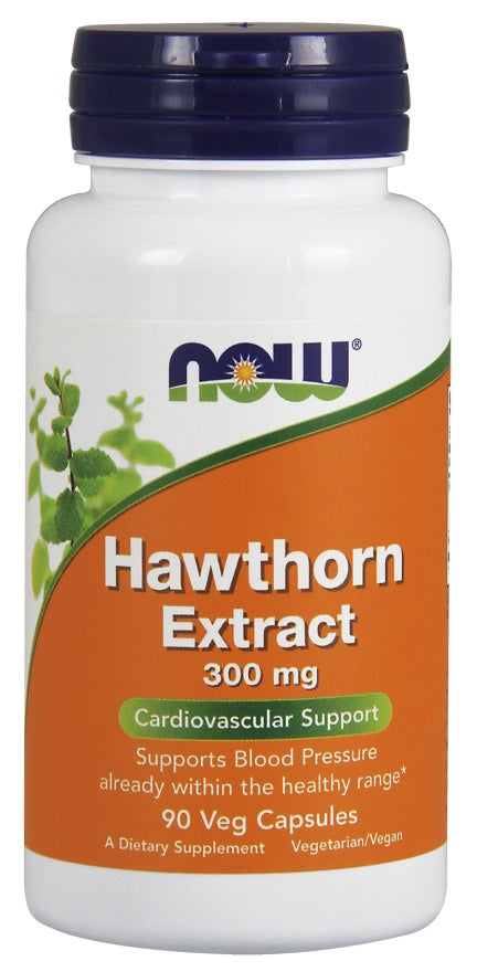 Hawthorn Extract, 300mg - 90 vcaps - NOW Foods