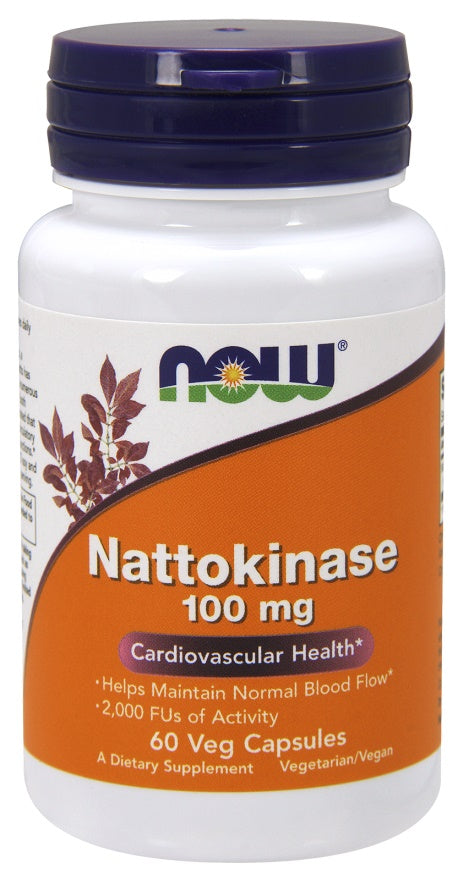 Nattokinase, 100mg - 60 vcaps - NOW Foods