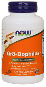 Gr8-Dophilus - 120 vcaps - NOW Foods