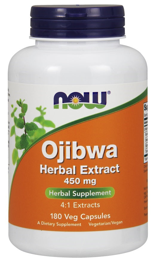 Ojibwa Herbal Extract, 450mg - 180 vcaps - NOW Foods