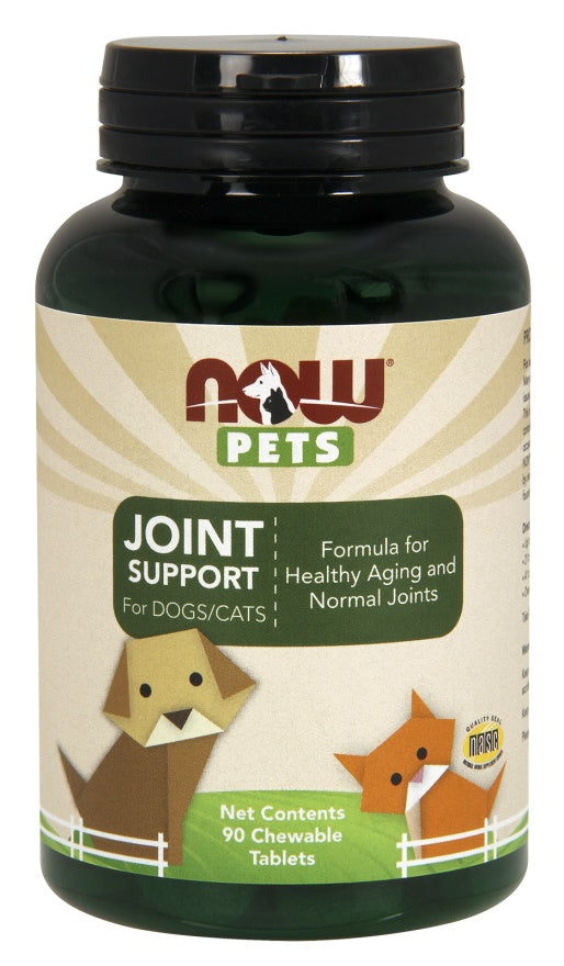 Pets, Joint Support - 90 chewable tablets - NOW Foods