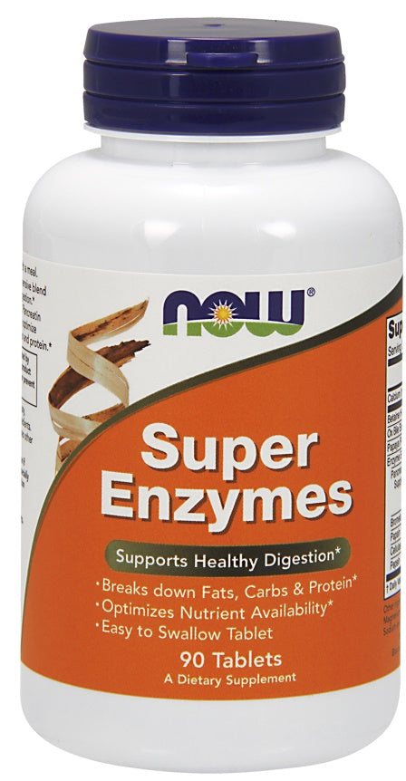 Super Enzymes - 90 tablets - NOW Foods