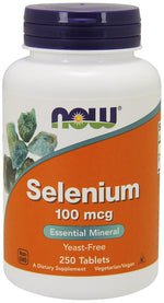 Selenium, 100mcg - 250 tablets - NOW Foods